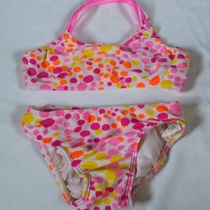 3/$25 3pc, bikini swimsuit with skirt, girls, size 5/6